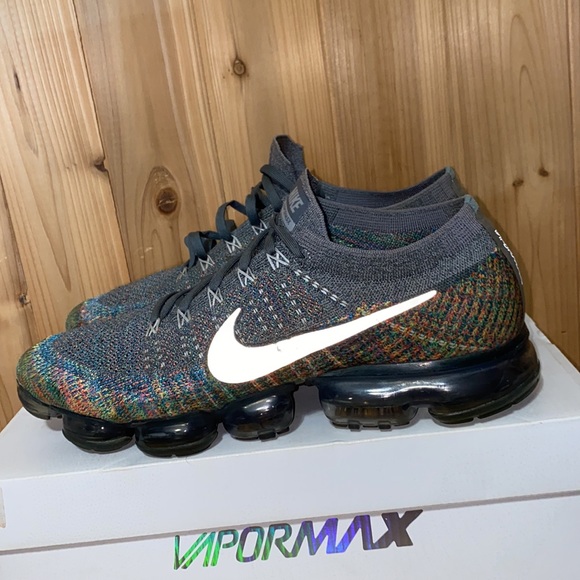 2017 Nike Air Vapormax Flyknit Grey Multi Color - Picture 6 of 12